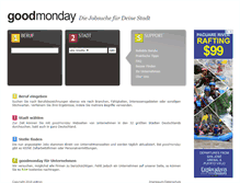 Tablet Screenshot of goodmonday.de